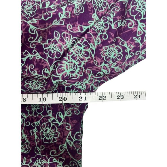 LuLaRoe Lindsay Women's Purple Cardigan - Picture 5 of 7